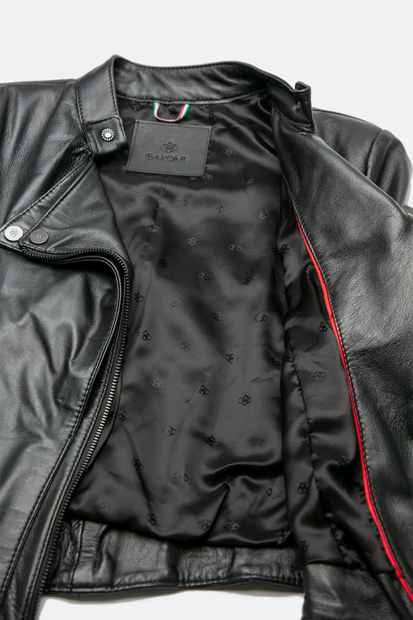 Rebe giacca donna 100% vera pelle Made in Italy- Barone Firenze 