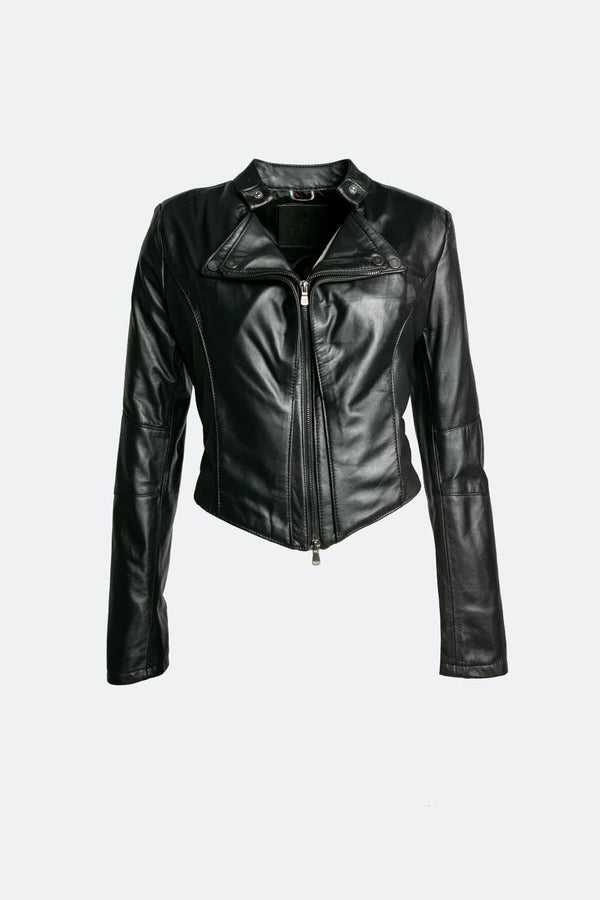 Rebe giacca donna 100% vera pelle Made in Italy- Barone Firenze 