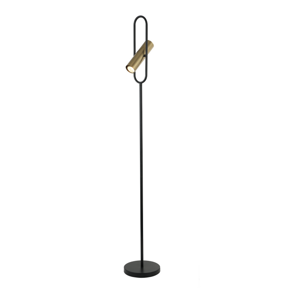 Deze gouden vloerlamp uit de Reggio serie voegt een klassieke touch toe aan elke ruimte. Perfect voor sfeervolle verlichting.