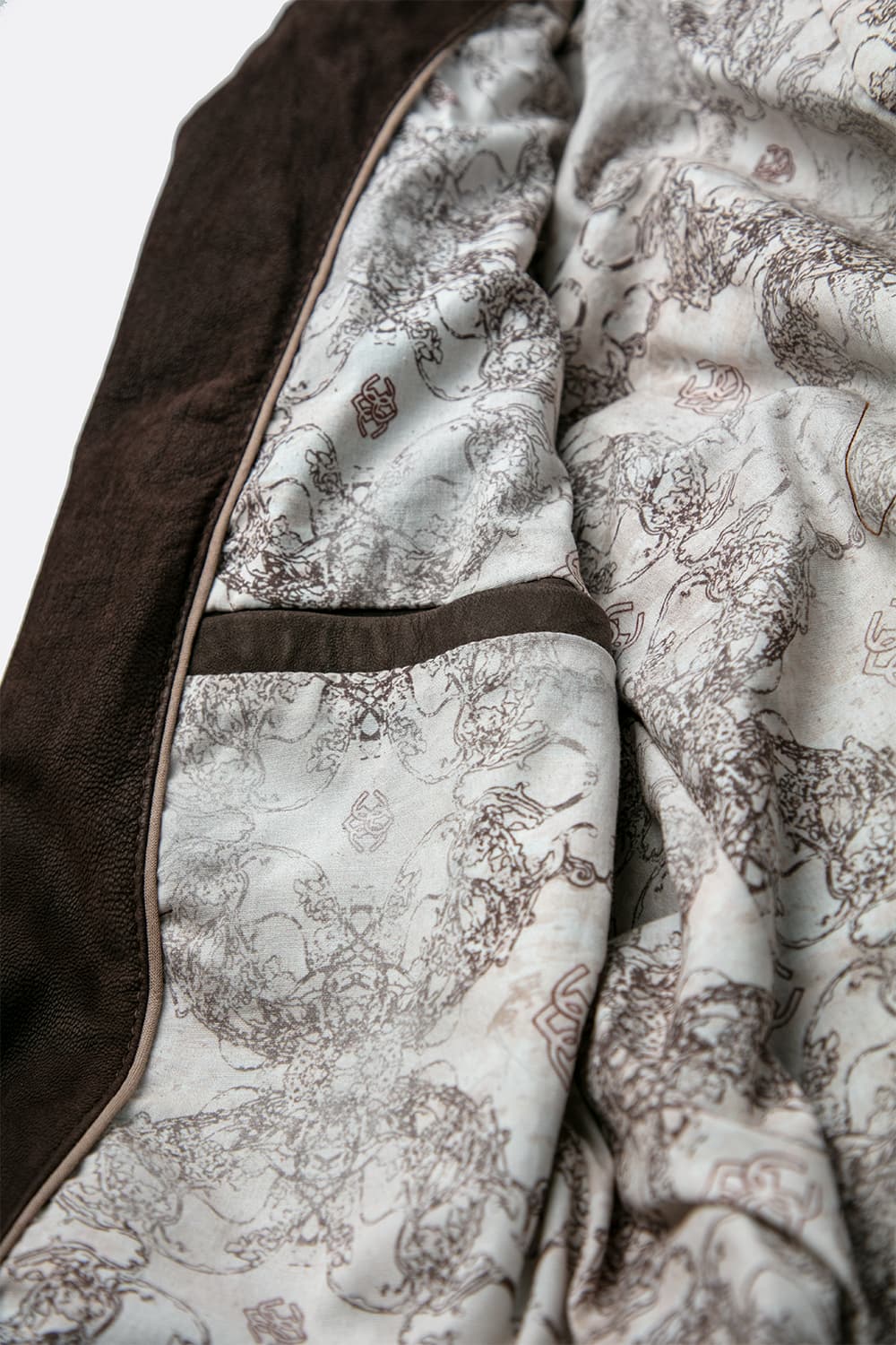 Renga Nabuk tdm giacca uomo 100% vera pelle Made in Italy - Barone Firenze