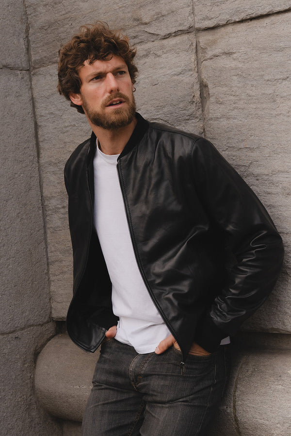 Riccardo giacca uomo 100% vera pelle Made in Italy - Barone Firenze