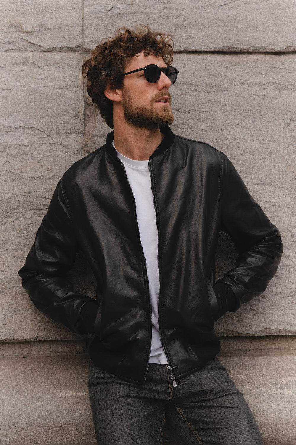 Riccardo giacca uomo 100% vera pelle Made in Italy - Barone Firenze