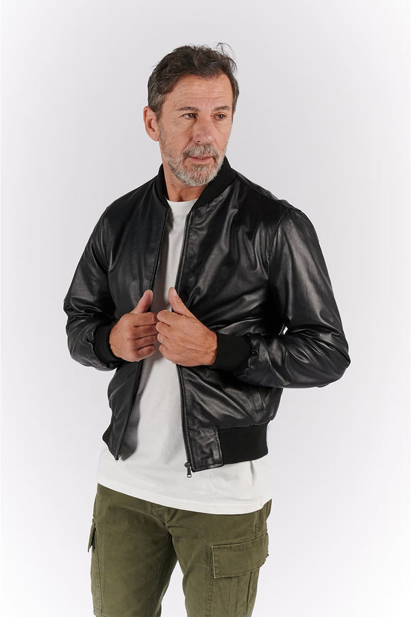 Riccardo giacca uomo 100% vera pelle Made in Italy - Barone Firenze