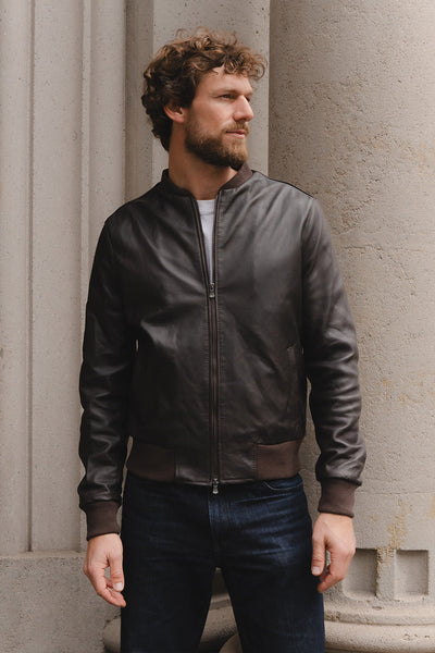Riccardo giacca uomo 100% vera pelle Made in Italy - Barone Firenze