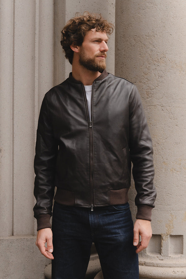 Riccardo giacca uomo 100% vera pelle Made in Italy - Barone Firenze
