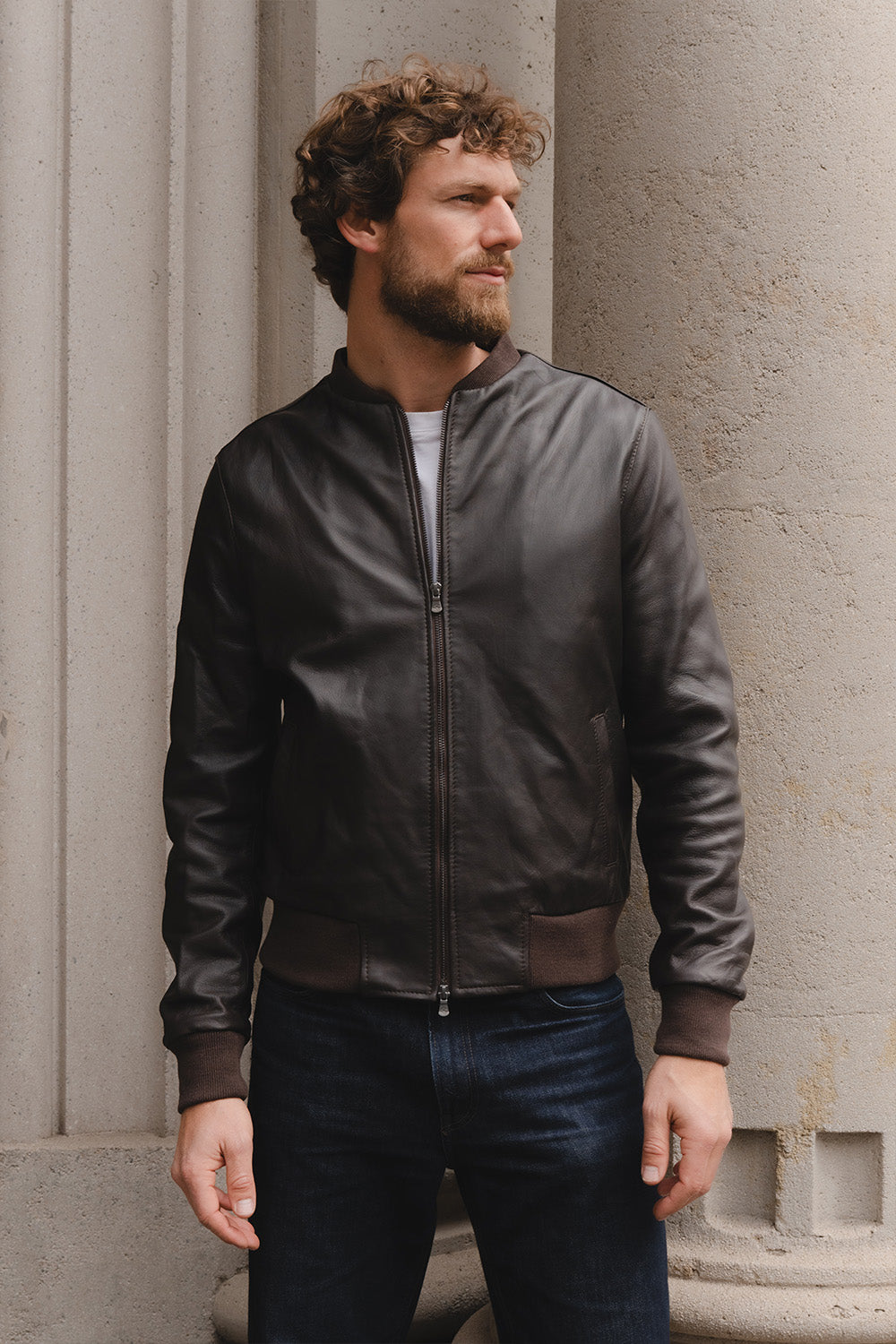 Riccardo giacca uomo 100% vera pelle Made in Italy - Barone Firenze