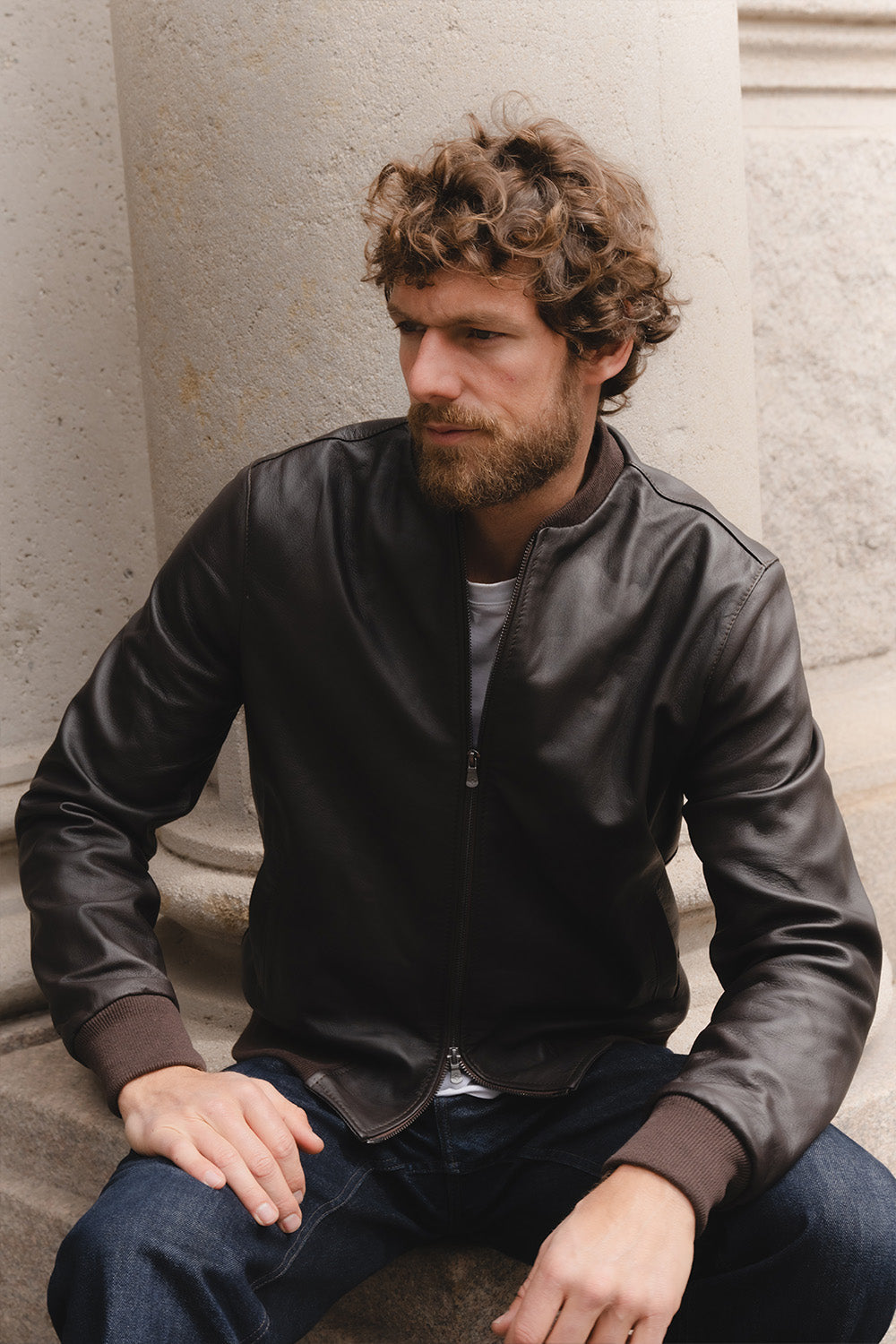 Riccardo giacca uomo 100% vera pelle Made in Italy - Barone Firenze