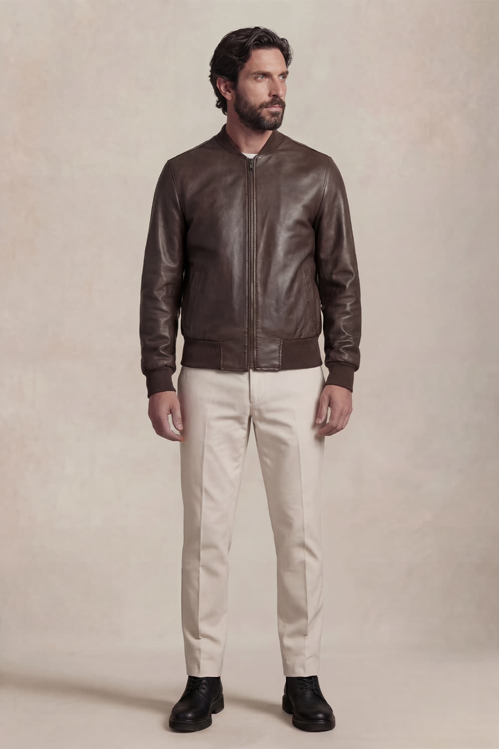 Riccardo giacca uomo 100% vera pelle Made in Italy - Barone Firenze