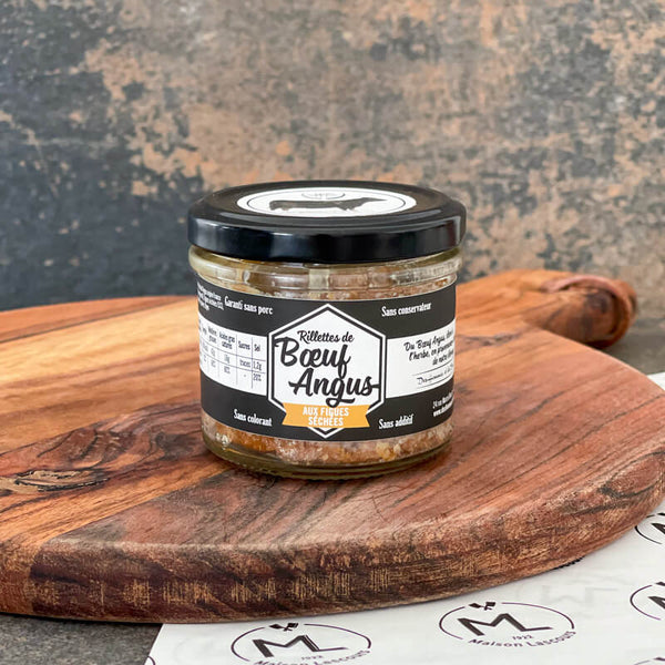 Rillettes de bœuf Angus aux figues séchées