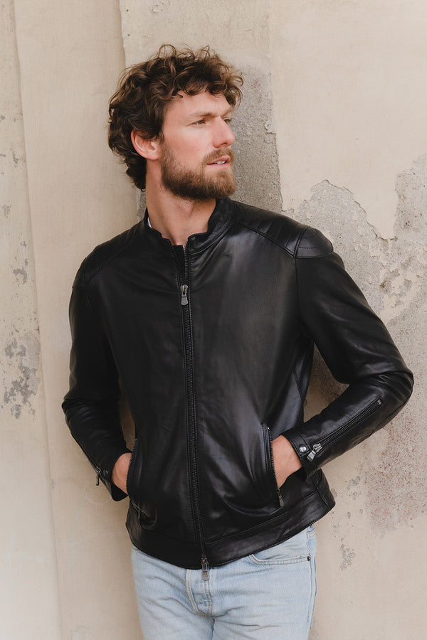 Roby giacca uomo 100% vera pelle Made in Italy - Barone Firenze