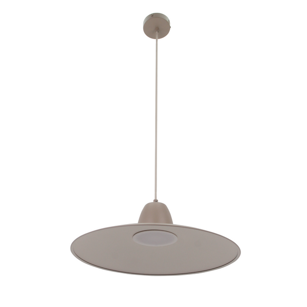Bijzondere detailfoto van de crèmekleurige Mantua hanglamp.