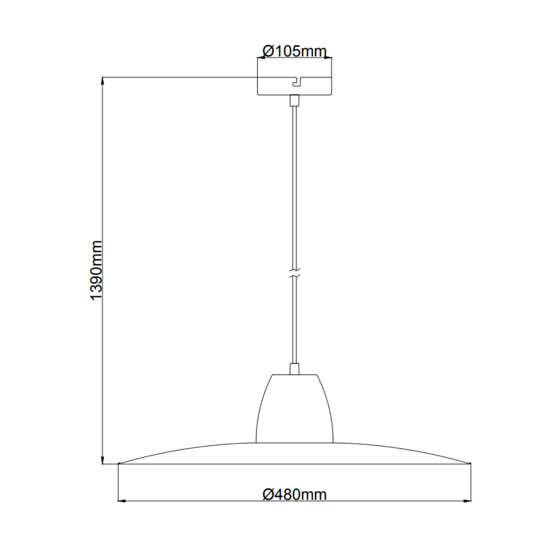 De Mantua hanglamp in crème heeft een industrieel design en geeft elke ruimte een warme, uitnodigende sfeer.