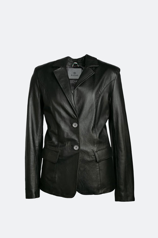 Blazer Rose da donna 100% vera pelle Made in Italy - Barone Firenze