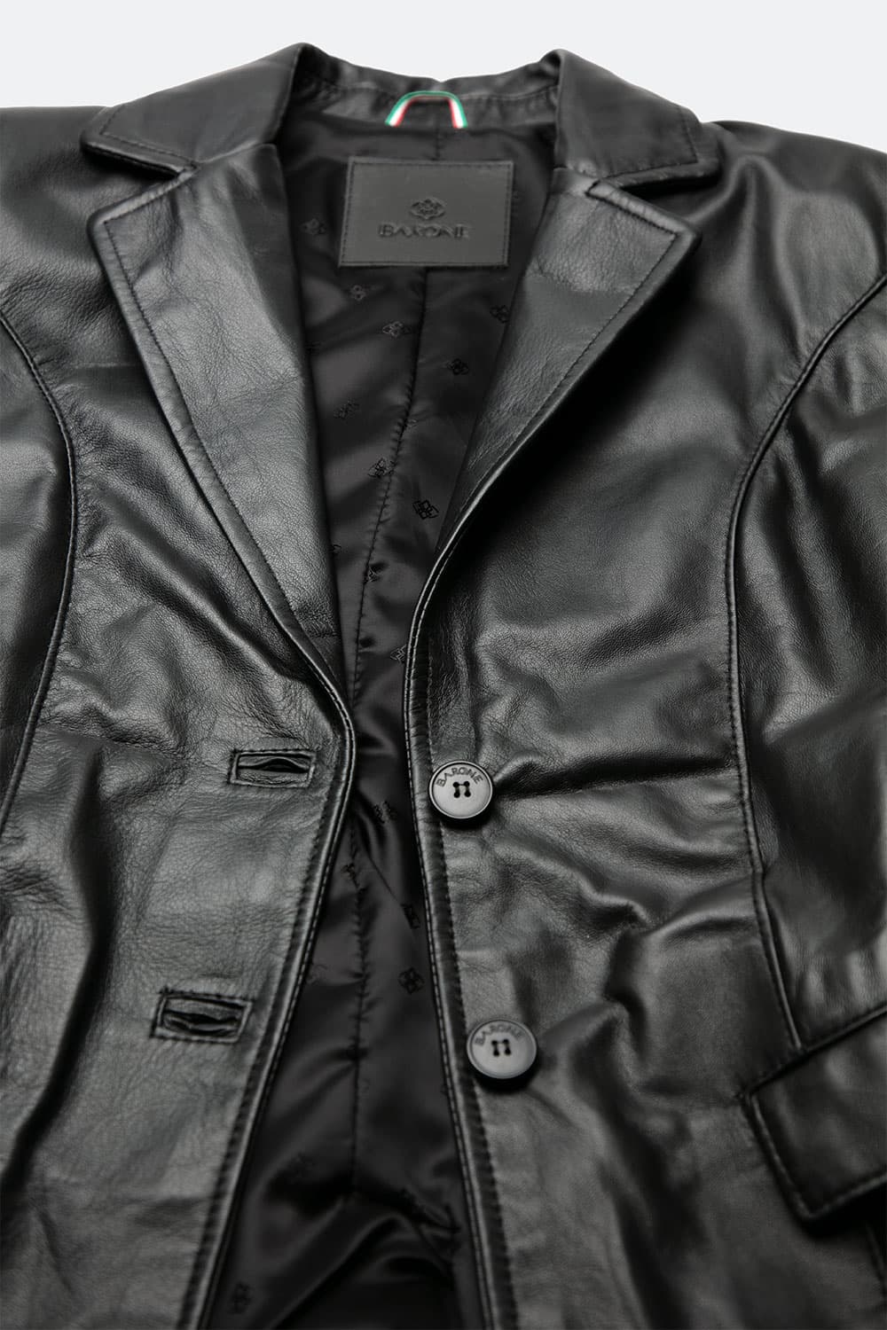 Blazer Rose da donna 100% vera pelle Made in Italy - Barone Firenze