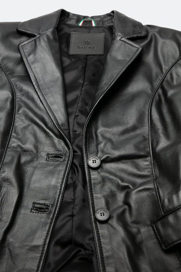 Blazer Rose da donna 100% vera pelle Made in Italy - Barone Firenze