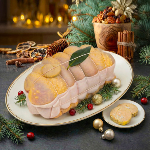 Stuffed Capon Roast with Foie Gras