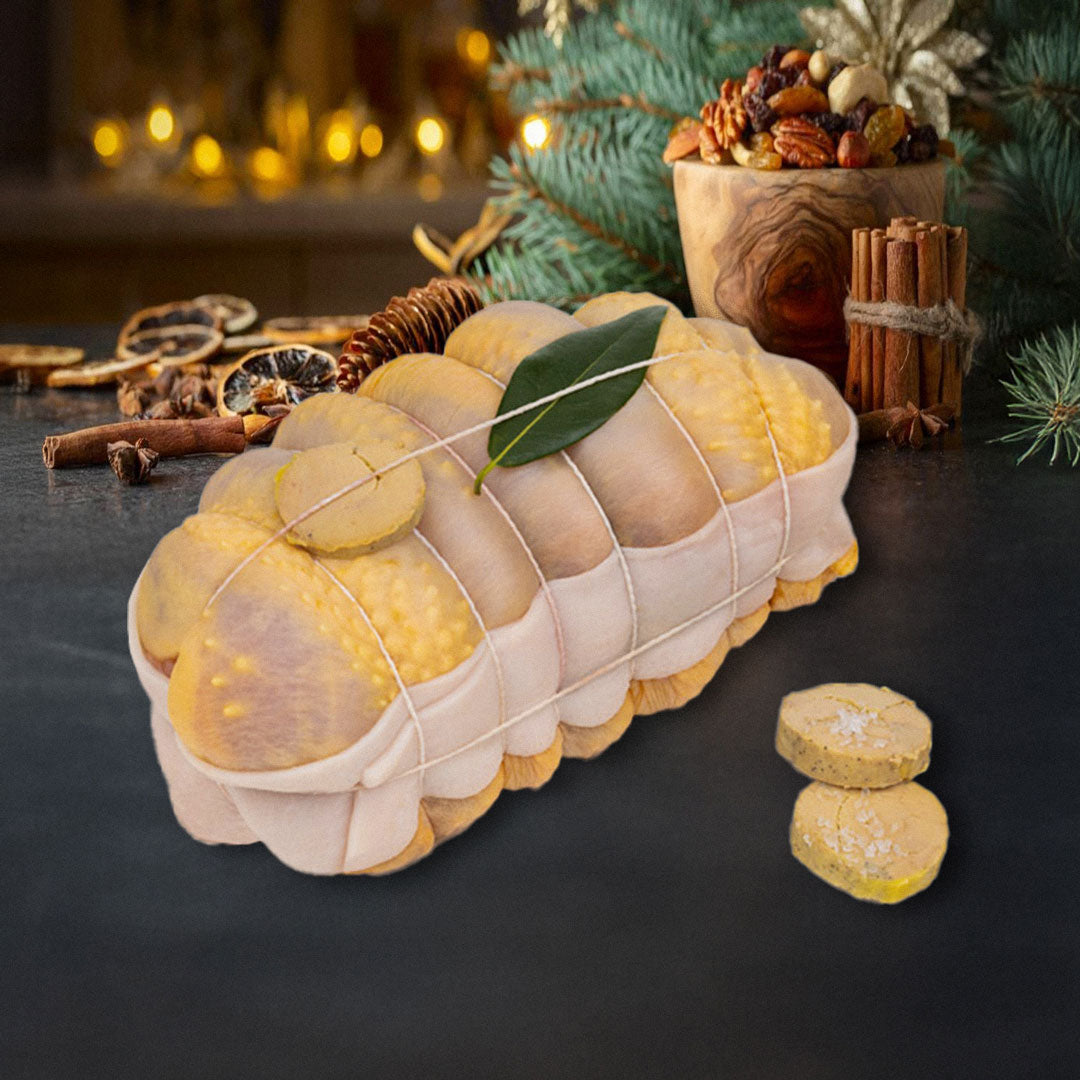 Stuffed Capon Roast with Foie Gras