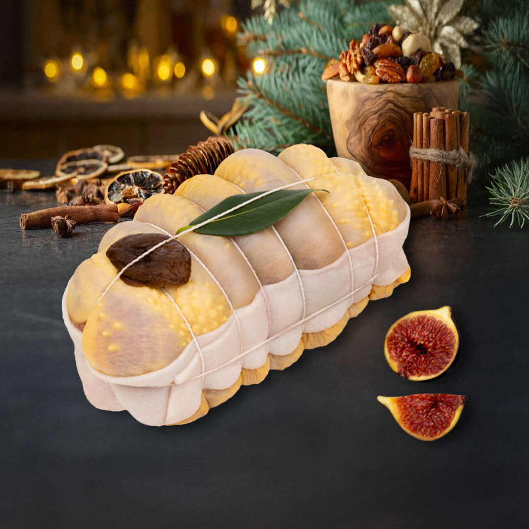 Stuffed Capon Roast with Figs