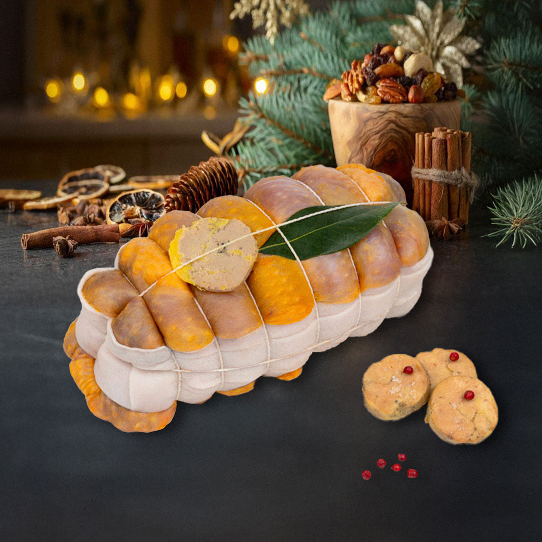 Stuffed Guinea Fowl Roast with Foie Gras