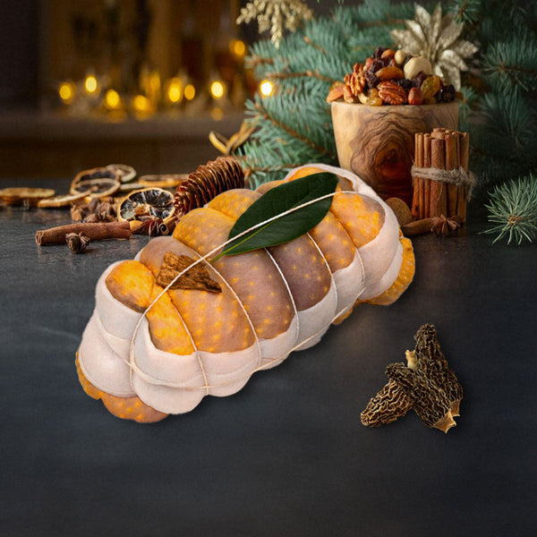 Stuffed Guinea Fowl Roast with Morels