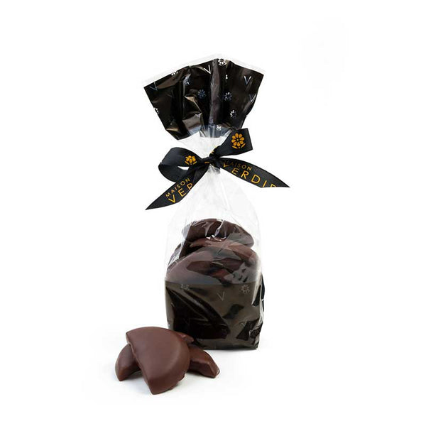 Rouelle Noire, belle tranche d'orange confite enrobée de chocolat noir