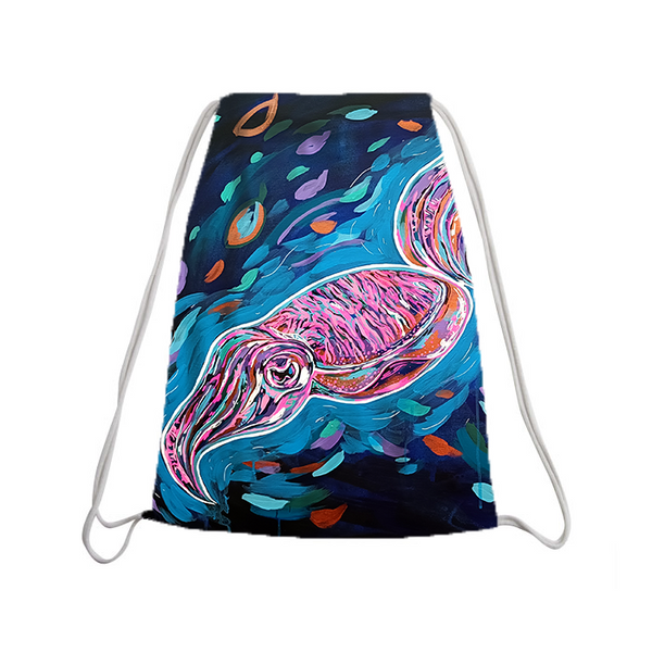 Drawstring backpack - Cuttlefish dark