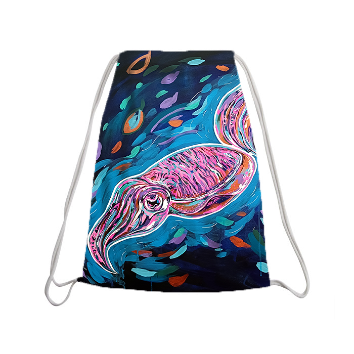 Ruksak na vezanje - Tamni lignji