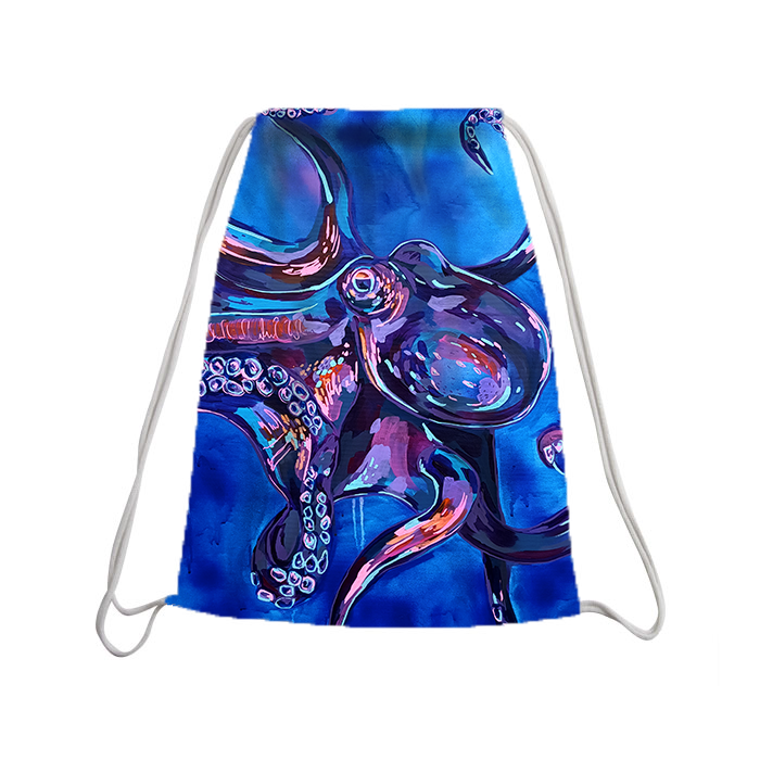 Mochila com cordão - Polvo