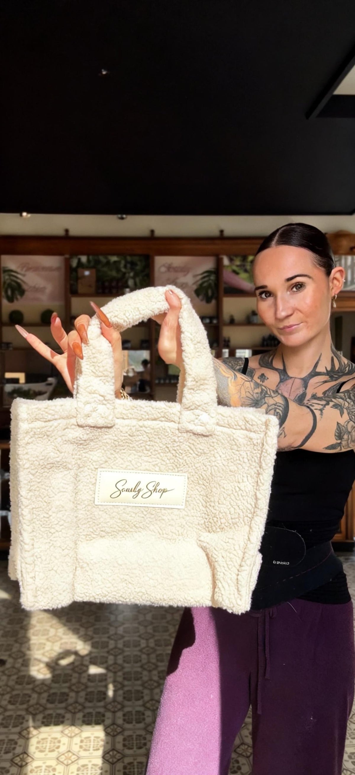 Sac Teddy beige - Scarly Shop