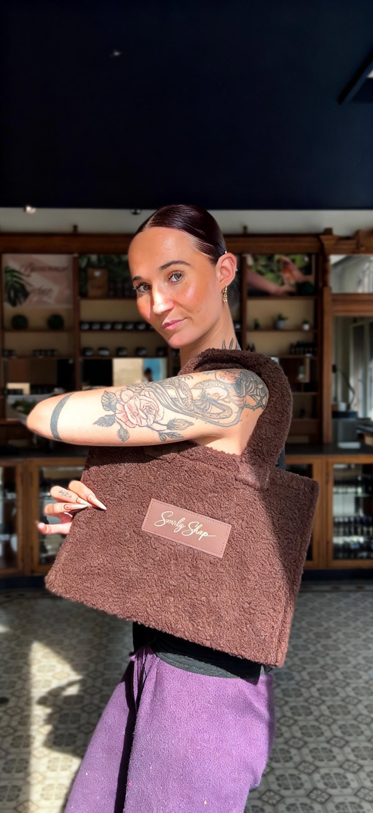 Sac Teddy marron - Scarly Shop