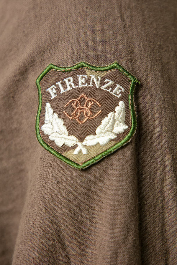 Chaqueta Safari de Lino Chocolate