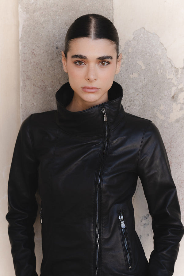 Sally Bis giacca donna 100% vera pelle Made in Italy - Barone Firenze