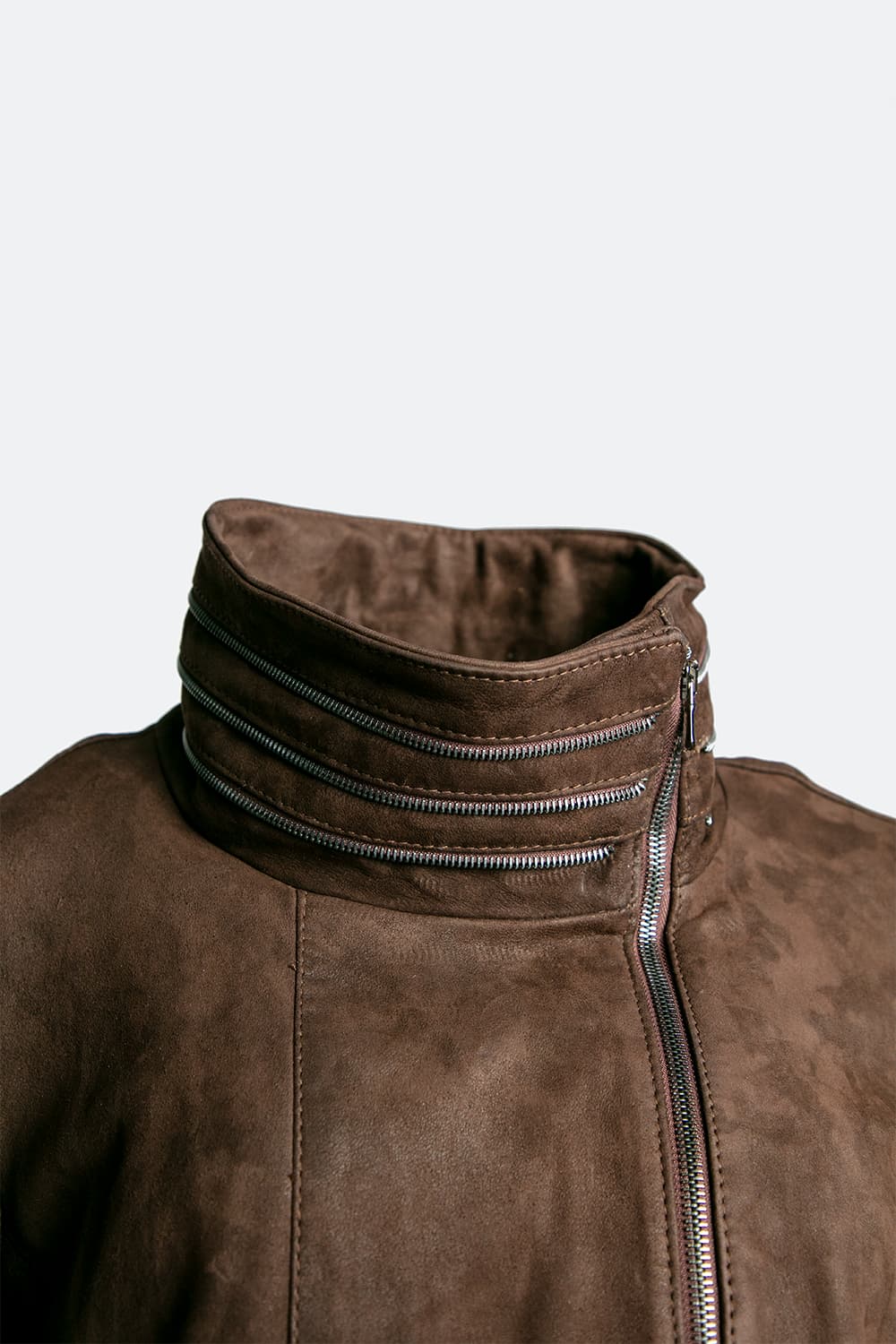 Sally Bis Lungo Oleato giacca donna 100% vera pelle Made in Italy - Barone Firenze