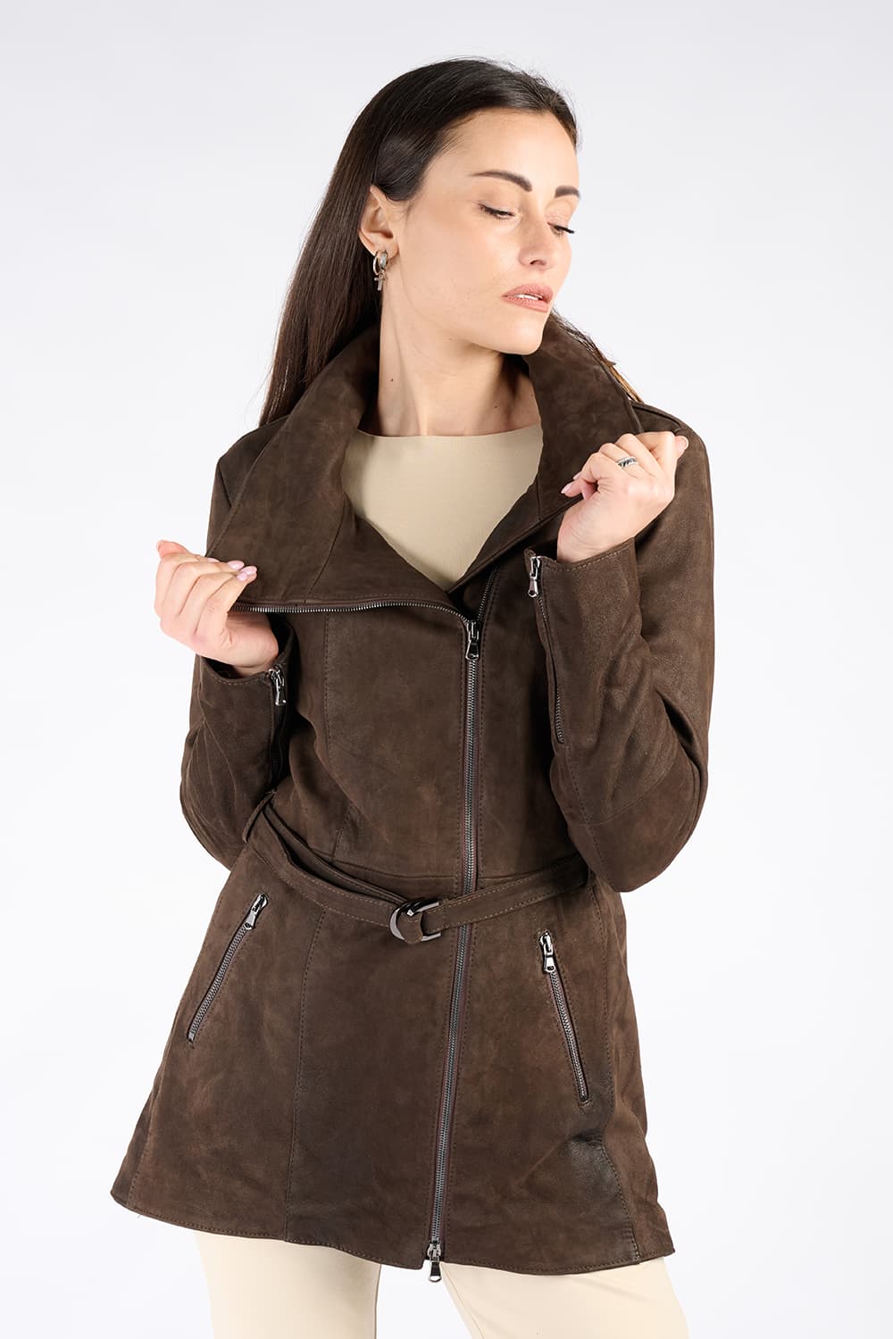 Sally Lungo Oleato Tdm 100% vera pelle Made in Italy - Barone Firenze