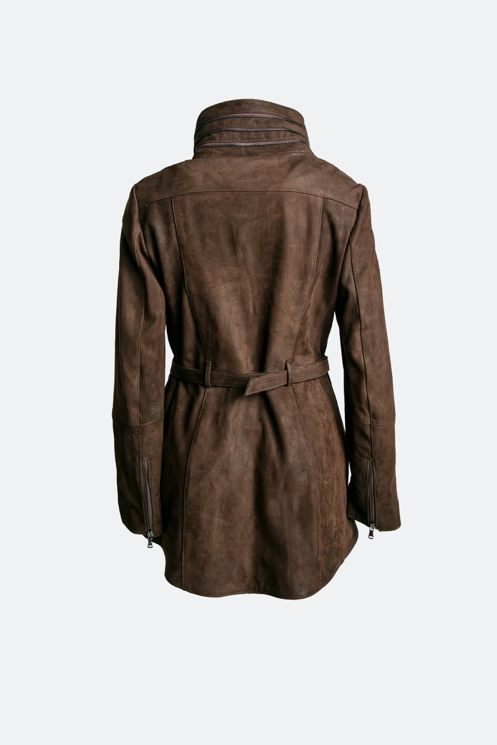 Sally Bis Lungo Oleato giacca donna 100% vera pelle Made in Italy - Barone Firenze