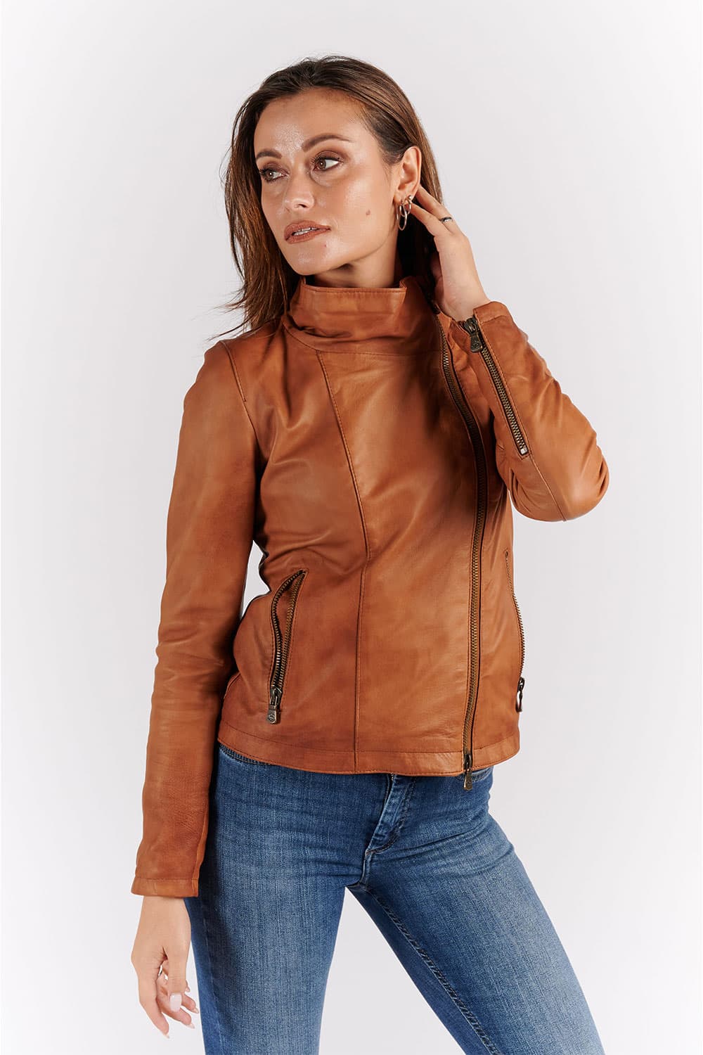 Sally Bis Vintage giacca donna 100% vera pelle Made in Italy - Barone Firenze