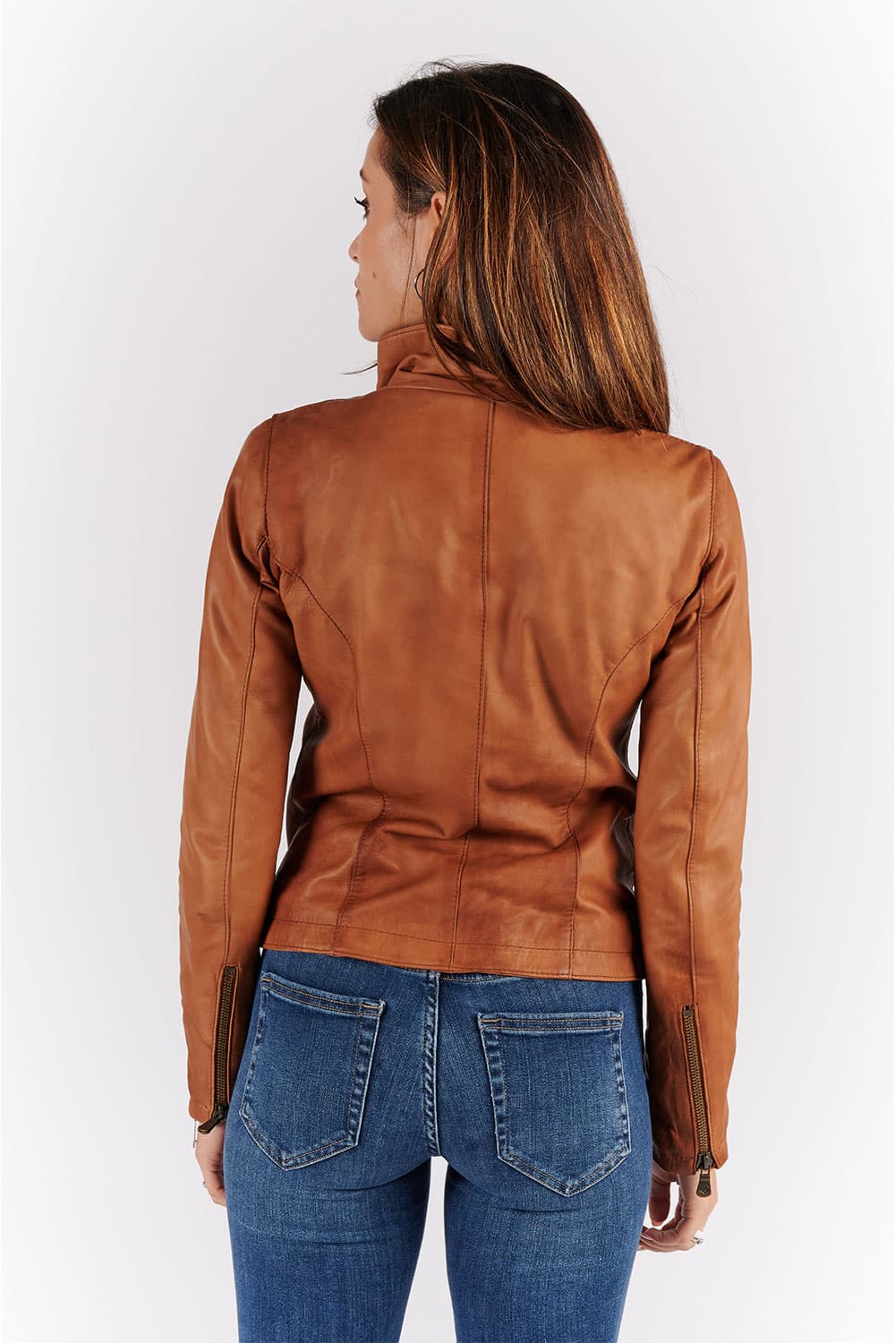 Sally Bis Vintage giacca donna 100% vera pelle Made in Italy - Barone Firenze