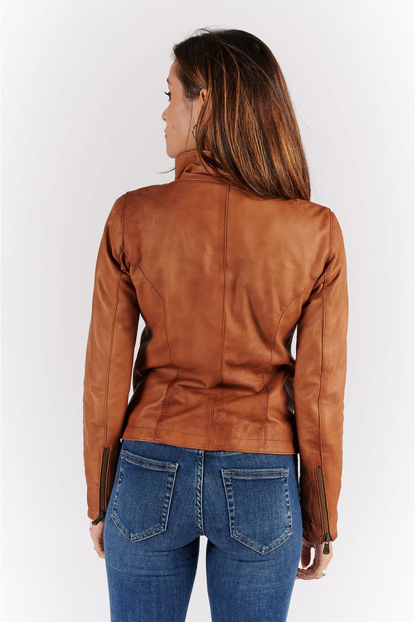 Sally Bis Vintage giacca donna 100% vera pelle Made in Italy - Barone Firenze