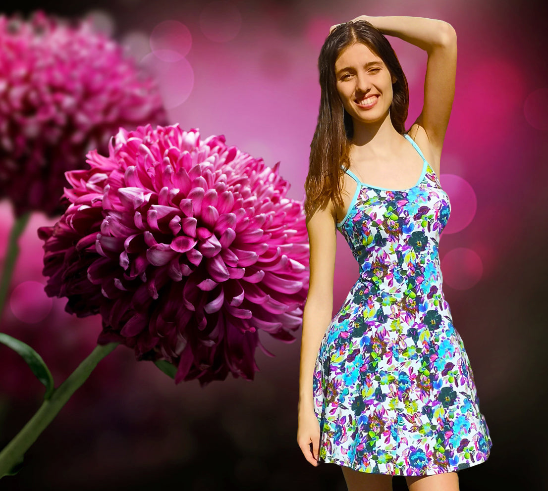 Women's IKAB Blue Dress