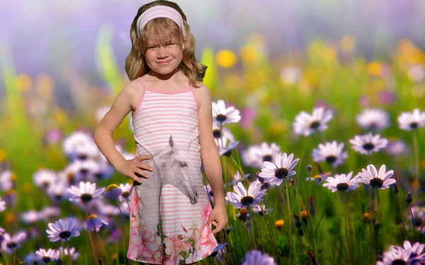 IKAB Dress with Horse Head Straps - Suitable for Every Season