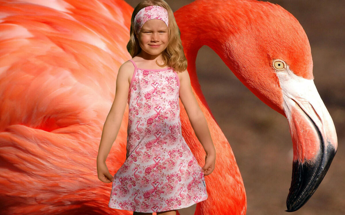 IKAB Flamingo Strap Dress - Flamingo 🦩