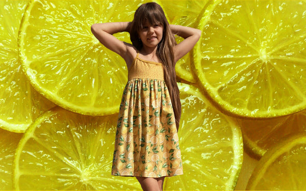 Girls' Dress IKAB LEMON Lemons