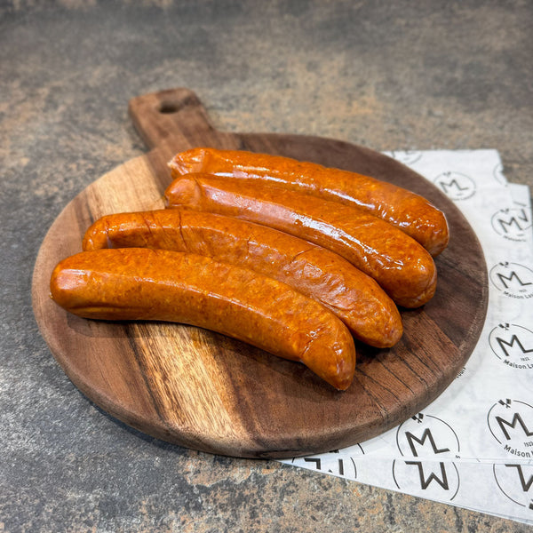 Saucisse de Porc Fumée à Cuire pour Choucroute