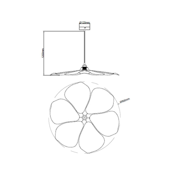 Detail van de witte Corvo hanglamp met een bohemian uitstraling.