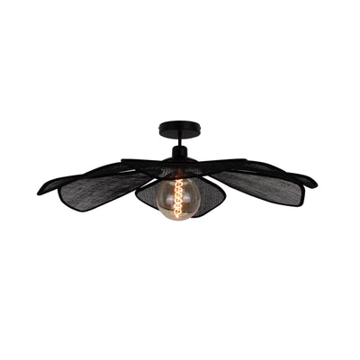 Moderne zwarte plafondlamp Corvo met een opvallend design. Perfect voor een eigentijdse sfeer in elke ruimte.