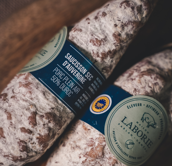 Saucisson sec de porc fermier