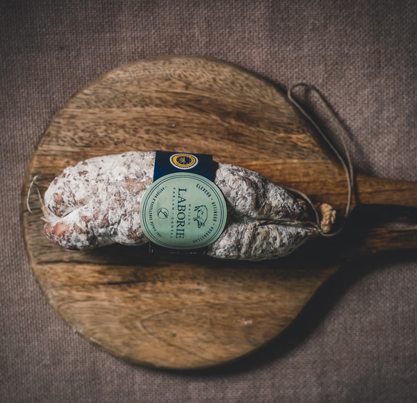 saucisson sec de porc fermier