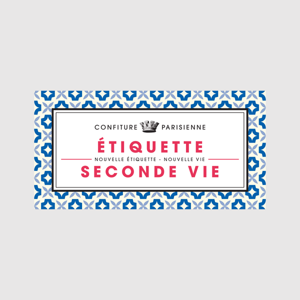 Confiture Parisienne - Etiquette Seconde Vie 