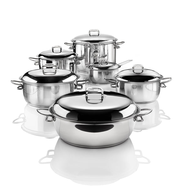 KAREN COOKWARE SET - 12 ITEMS - SERAFINO ZANI