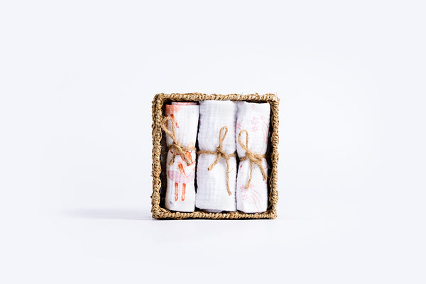 Premium Muslin Tetra Platna 30x30cm – Set 3/1 - Vila Mišica